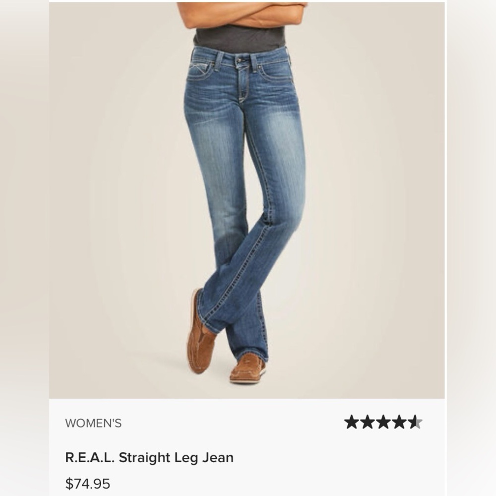 NWT western style Ariat Jeans